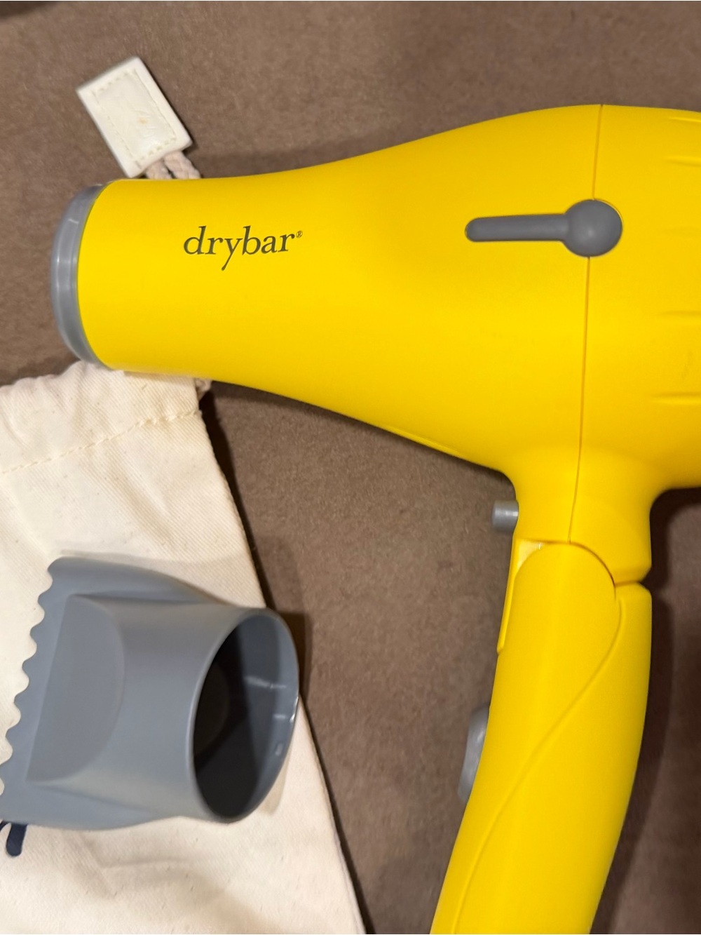 Drybar Yellow Kids Hair Dryer with Gray Accents